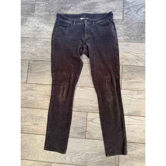 Sundance Corduroy Pants size 2 Womens Gray Skinny Jeans Stretch Womens Stretch - Picture 4 of 12